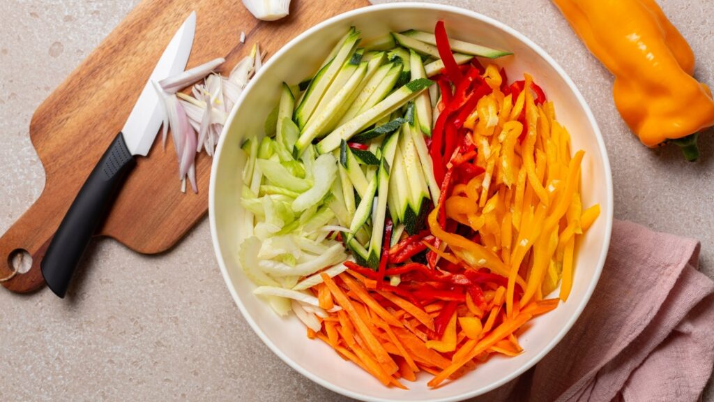 Technique de découpe en Julienne